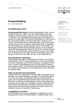 Die W&auml;lderrassen 2015