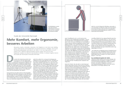 Mehr Komfort, mehr Ergonomie