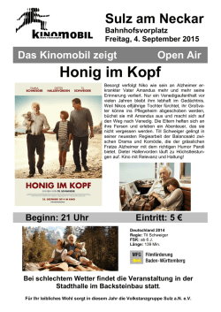 Honig im Kopf