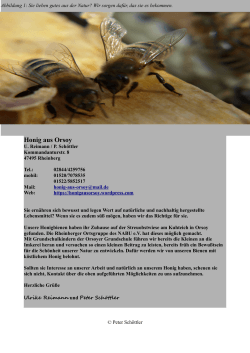 Honig aus Orsoy