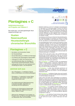 Datenblatt Plantagines + C