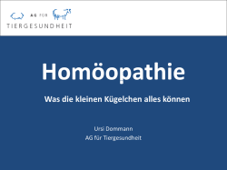 vortrag homöopathie