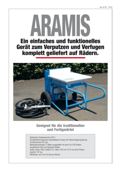 Ein einfaches und funktionelles Ger&auml;t zum Verputzen und Verfugen