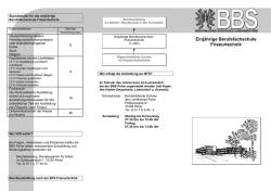 Einj&auml;hrige Berufsfachschule Friseurtechnik