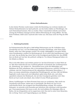 Dr. Lars Castellucci Mitglied des Deutschen Bundestages Sichere