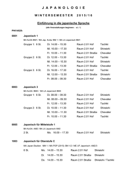 PDF - Japanologie