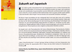 Zukunft auf Japanisch - Deutsches Institut für Japanstudien