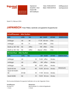 Japanisch - Linguasud