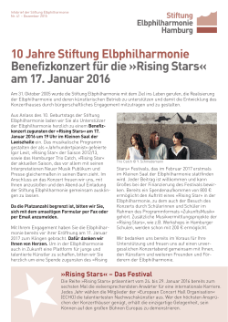 lesen Sie mehr - Stiftung Elbphilharmonie