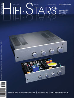 hifi-stars.de - TREIBGUT precious pieces
