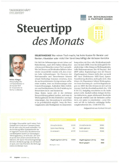 Steuertipp - HLB Dr. Schumacher & Partner GmbH
