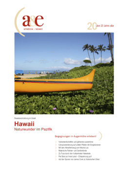 Hawaii - a&e:Erlebnis:reisen