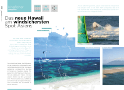 Das neue Hawaii am windsichersten Spot Asiens