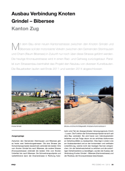 Ausbau Verbindung Knoten Grindel – Bibersee Kanton Zug