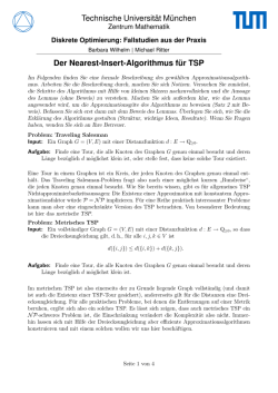 Technische Universität München Der Nearest-Insert