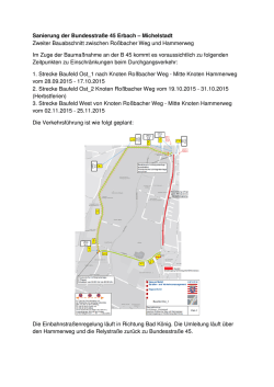 Sanierung der Bundesstraße 45 Erbach – Michelstadt Zweiter