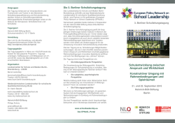 Schulentwicklung zwischen Anspruch und Wirklichkeit Konstruktiver