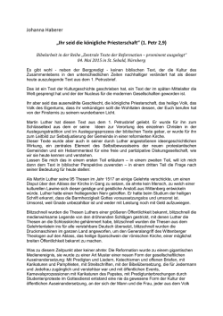 Johanna Haberer_Ihr seid die k&ouml;nigliche Priesterschaft