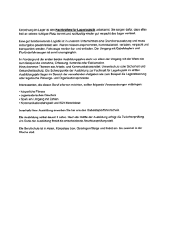 Unordnung im Lager ist den Fachkräften für Lagerlogistik unbekannt