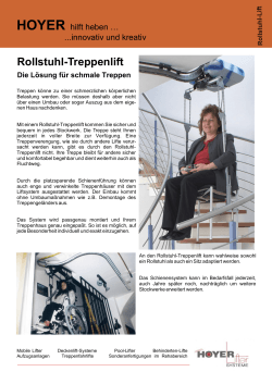 Rollstuhl-Treppenlift