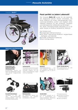 Invacare&reg; Manuelle Rollst&uuml;hle