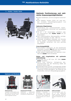Multifunktions-Rollstühle
