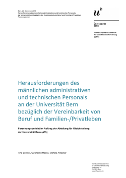Herausforderungen des m&auml;nnlichen