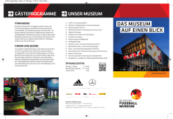 Gesamtflyer DFM - Deutsches Fußballmuseum