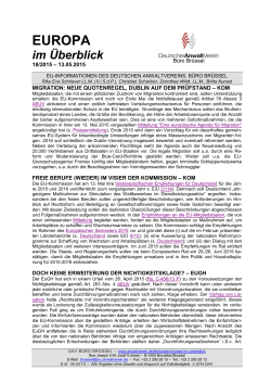 EiUe 18-15_final - Deutscher Anwaltverein