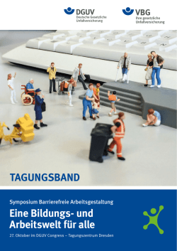 Symposium Barrierefreie Arbeitsgestaltung