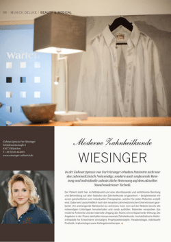 Moderne Zahnheilkunde