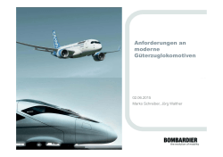 V03 VDI AK Bahn Bombardier Anforderungen an moderne