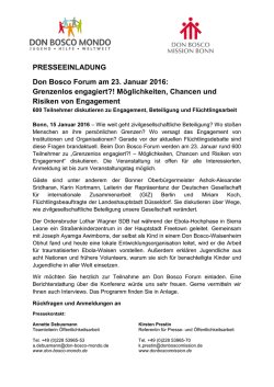 Grenzenlos engagiert?!
