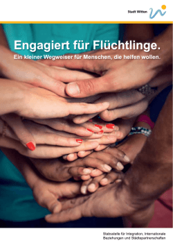 Engagiert für Flüchtlinge.