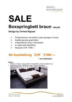 Boxspringbett braun 180x200