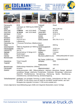 Fahrzeug-Nr. 5110 Treibstoff Diesel Kategorie Lastwagen ab 16000