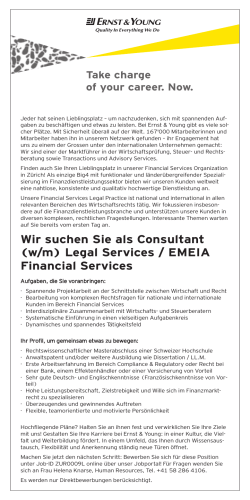 Consultant Legal Ernst & Young