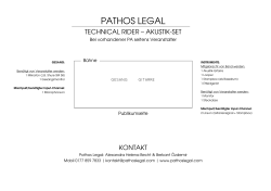 Pathos Legal Tech Rider Akustikset