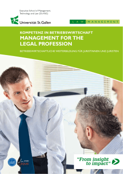 management for the legal profession - ES