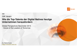 Wie die Top-Talente der Digital Natives heutige Unternehmen