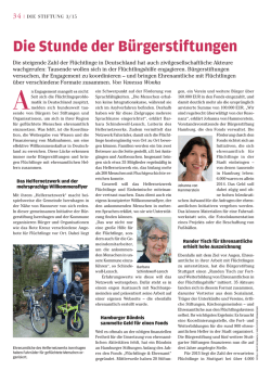 Die Stunde der B&uuml;rgerstiftungen