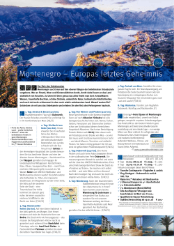 Montenegro – Europas letztes Geheimnis - Hauser