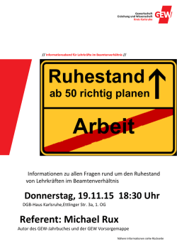 Ruhestand