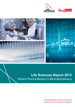 Life Sciences Report 2015