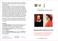 shakespeares dante - Shakespeare