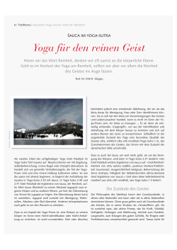 Yoga für den reinen Geist