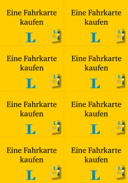 Eine Fahrkarte kaufen Eine Fahrkarte kaufen Eine