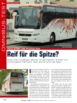 Reif für die Spitze? - BUS