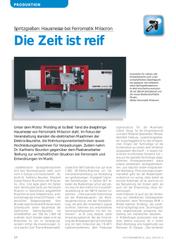 Die Zeit ist reif - Plastverarbeiter.de