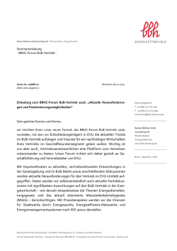vorstellen, mit dem wir Entscheidungsträgern in EVU die aktuellen